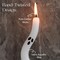 4-Pack Ghost Taper Candles – Cute Halloween Candle Decor for Table, Mantel & Indoor Party Centerpieces